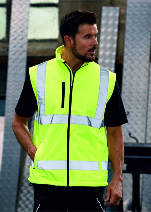 Hi-Vis Softshell Bodywarmer Thumbnail
