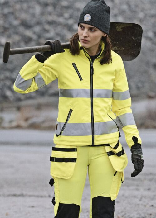 Women's Softshell Jacket Hi-Vis Thumbnail