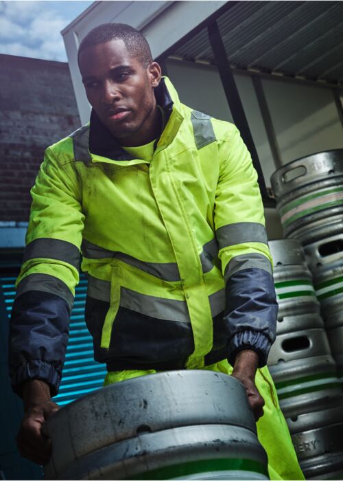 Pro Hi Vis Bomber Jacket Thumbnail