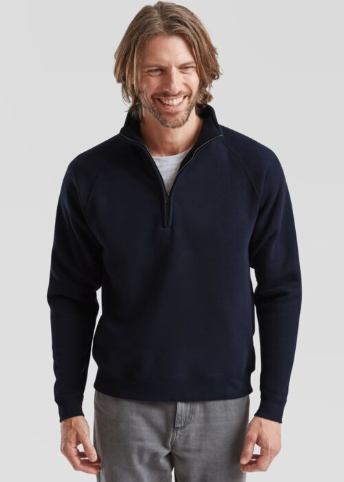 Men's Premium Zip Neck Sweat Thumbnail
