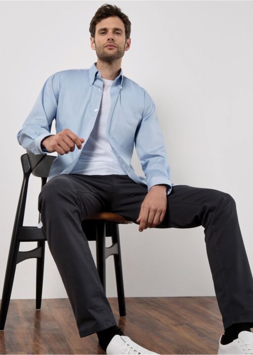 Classic Fit Long Sleeve Premium Oxford Shirt Thumbnail