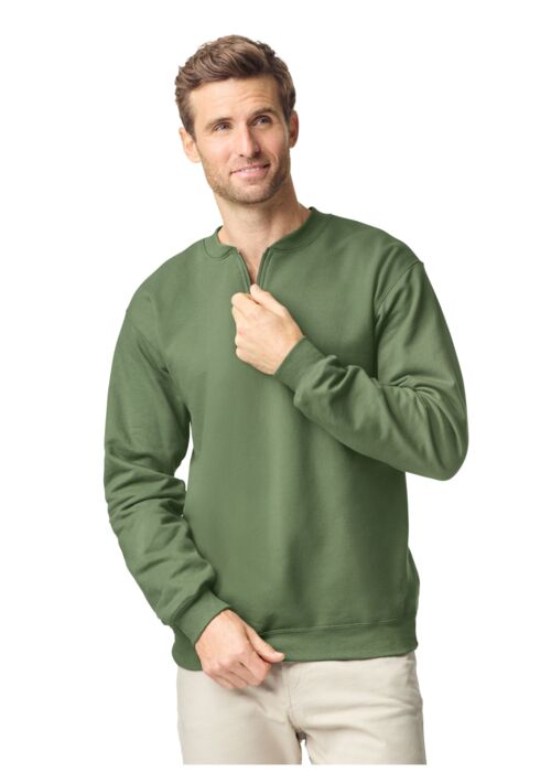 Softstyle Midweight 1/4 Zip Sweatshirt Thumbnail