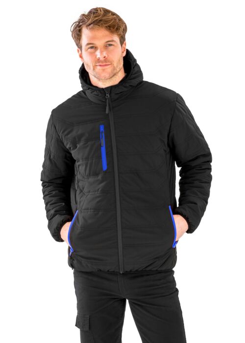 Black Compass Padded Winter Jacket Thumbnail