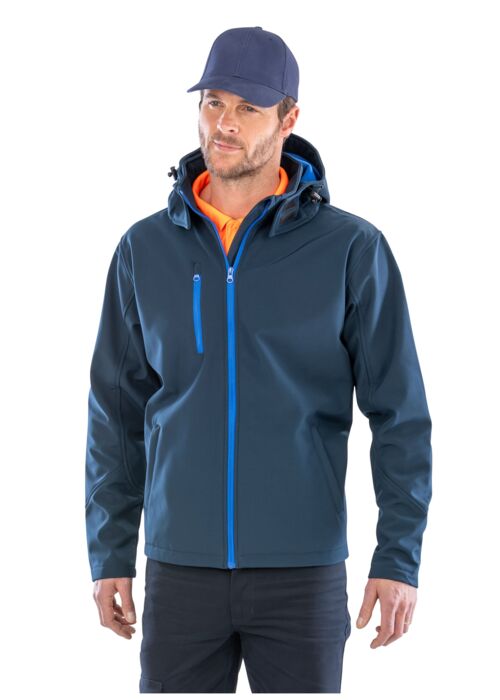 Men's Recycled Hooded Softshell Thumbnail