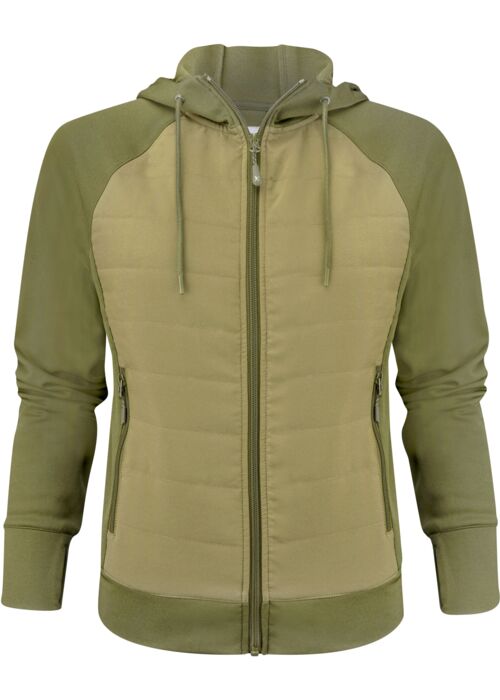 Ladies Keyport Full Zip Hooded Hybrid Jacket Thumbnail