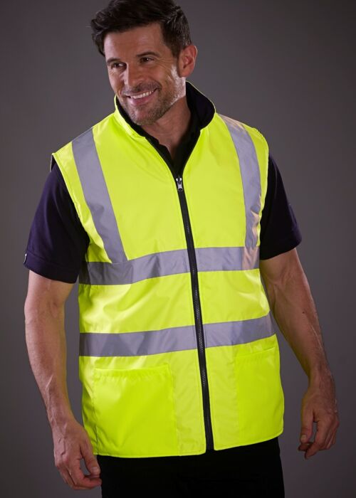 Hi-Vis Reversible Fleece Vest Thumbnail