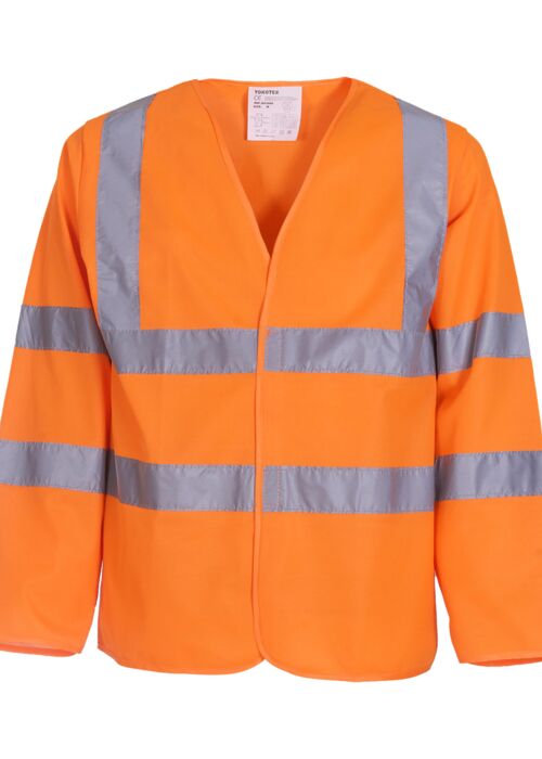 Hi-Vis Long Sleeve Waistcoat Thumbnail