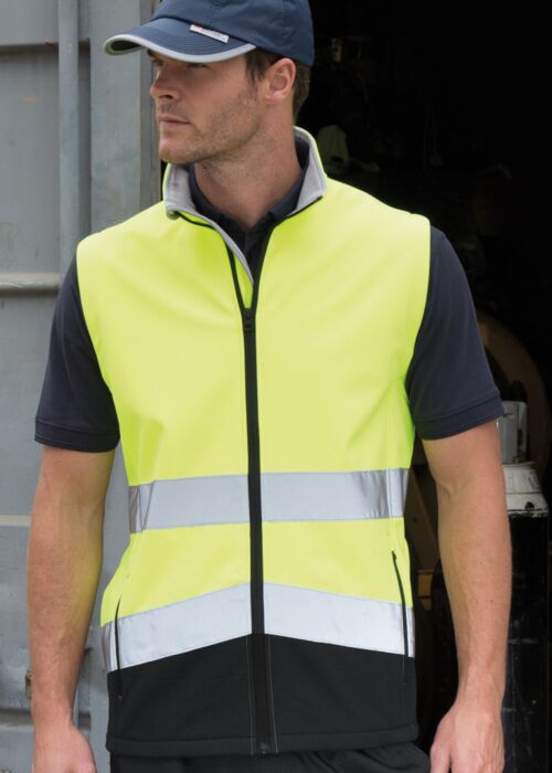 Printable Safety Softshell Gilet Thumbnail