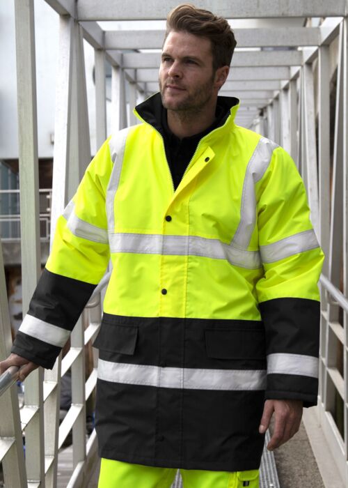 Motorway 2-Tone Safety Coat Thumbnail