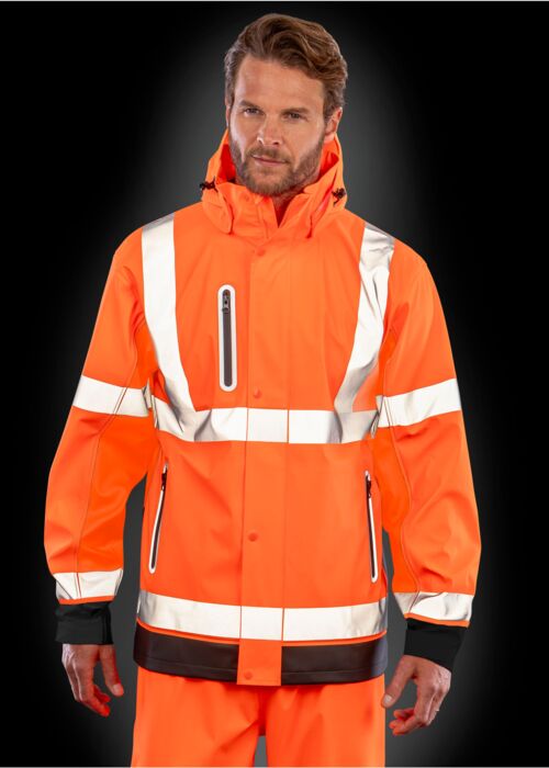 Heavy Duty Prism PU Safe & Dry Jacket With Recycled Backing Thumbnail