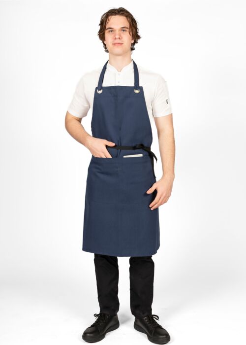 Canvas Bib Apron With Pocket Thumbnail