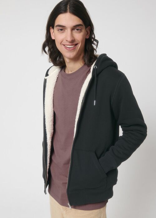 Unisex Hygger sherpa zip-through sweatshirt (STSU956) Thumbnail