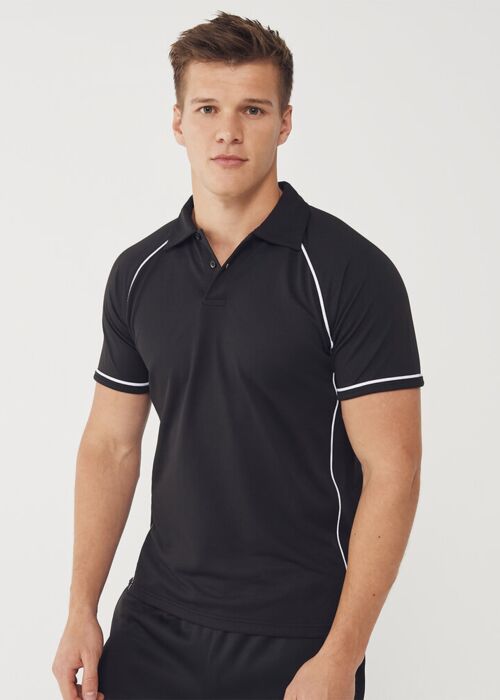 Piped performance polo Thumbnail