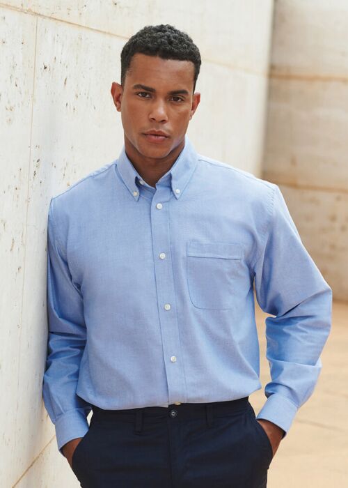 Long sleeve classic Oxford shirt Thumbnail