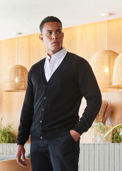 V-button cardigan Thumbnail