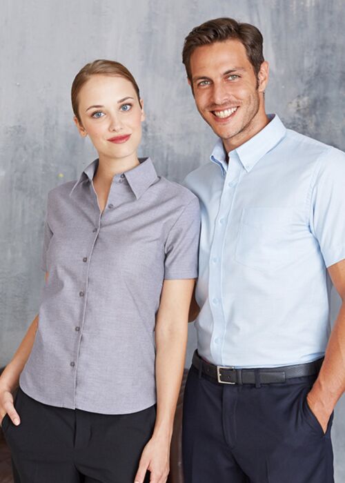 Men's short-sleeved Oxford shirt Thumbnail