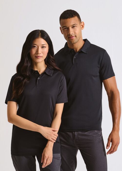 Coolchecker® studded polo Thumbnail