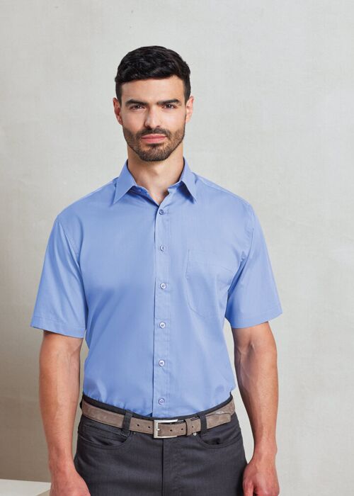 Short sleeve poplin shirt Thumbnail