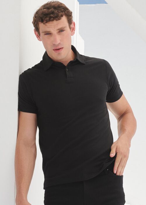 Short sleeve stretch polo Thumbnail