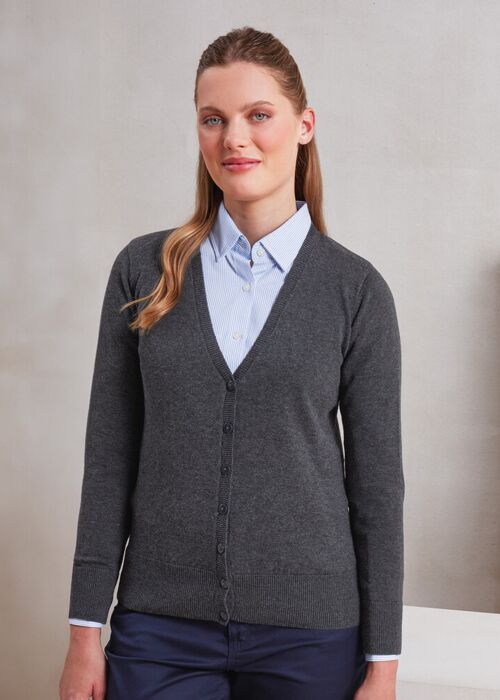 Women's button-through knitted cardigan Thumbnail