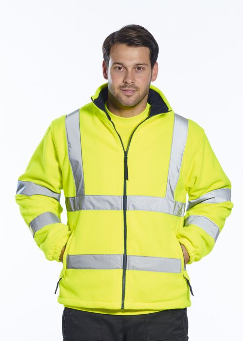Hi-vis mesh-lined fleece (F300) Thumbnail