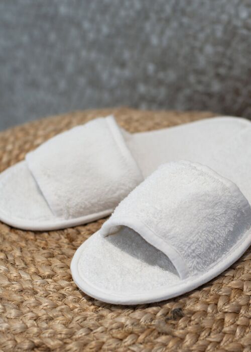 Classic terry slippers (open-toe) Thumbnail
