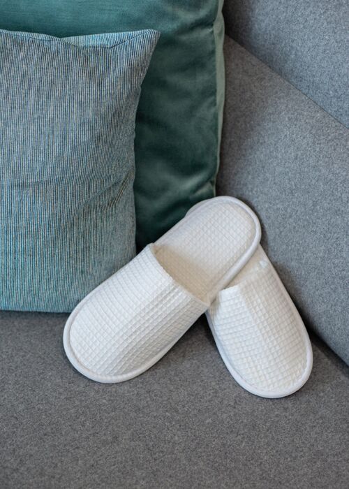 Waffle mule slippers Thumbnail