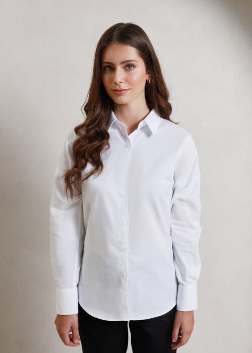 Women's signature Oxford long sleeve shirt Thumbnail