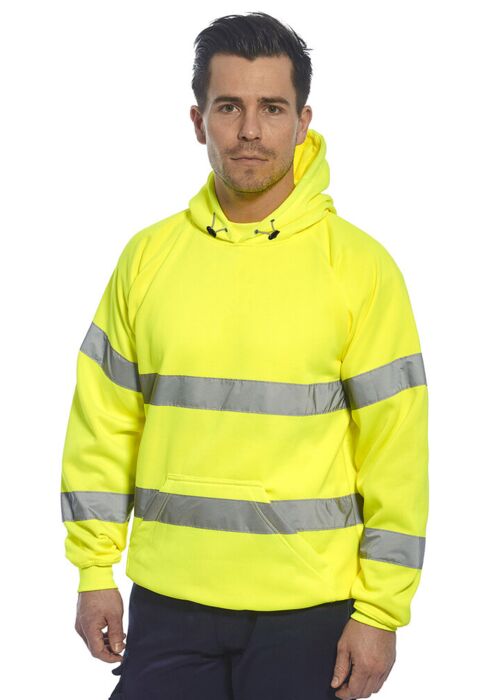 Hi-vis hooded sweatshirt (B304) Thumbnail