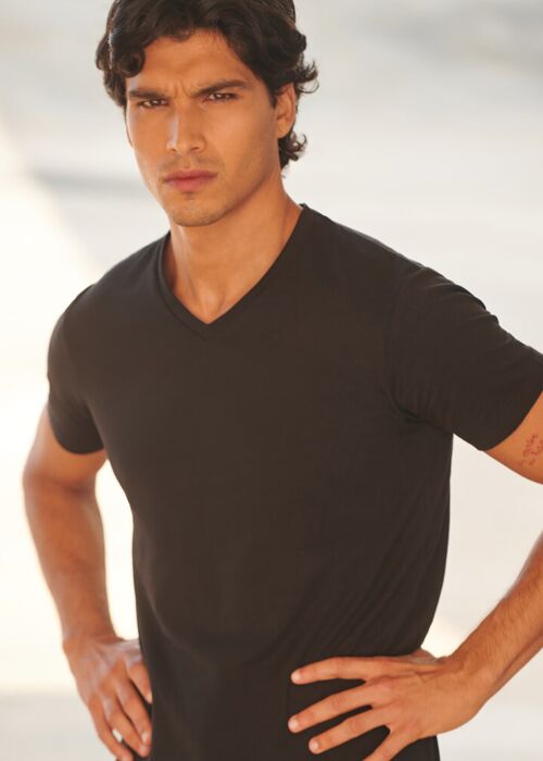 Men's feel good stretch v-neck t-shirt Thumbnail