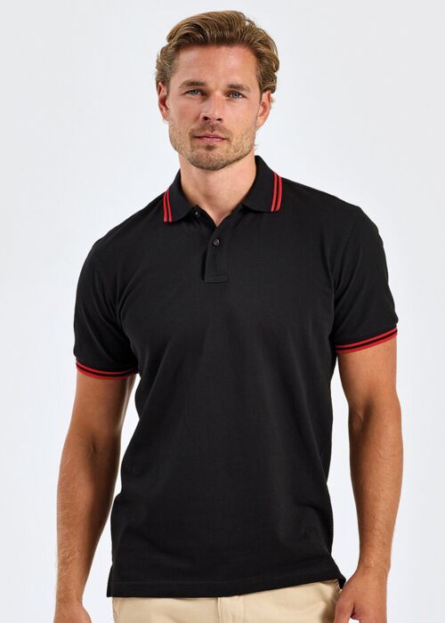 Classic fit tipped polo Thumbnail