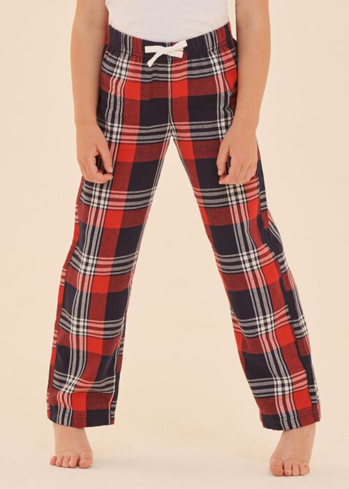 Kids tartan lounge pants Thumbnail