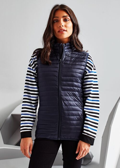 Women's tribe fineline padded gilet Thumbnail