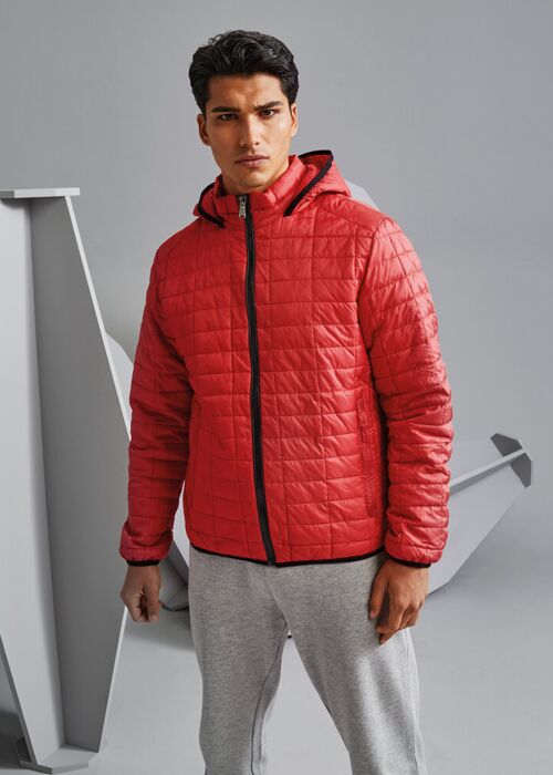 Honeycomb hooded jacket Thumbnail