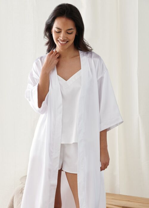 Women's satin robe Thumbnail
