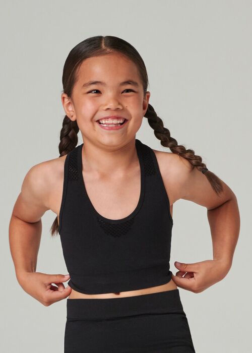 Kids seamless crop top Thumbnail
