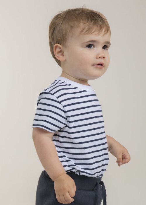 Short sleeve striped t-shirt Thumbnail