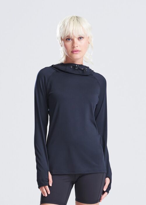 Women's cool cowl neck top Thumbnail