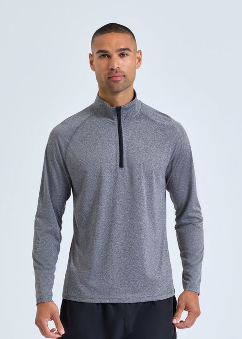 Men's TriDri® long sleeve performance ¼ zip top Thumbnail
