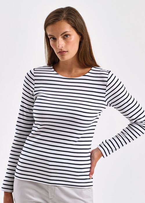 Women's Marinière coastal long sleeve tee Thumbnail