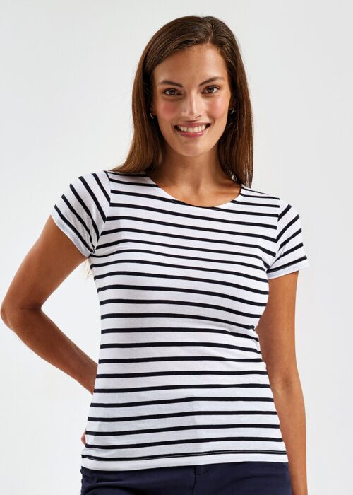 Women's Marinière coastal short sleeve tee Thumbnail
