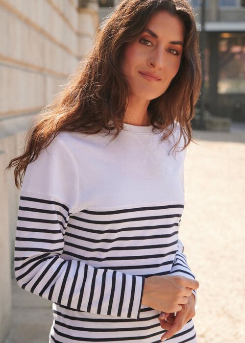 Long sleeve Breton striped T Thumbnail