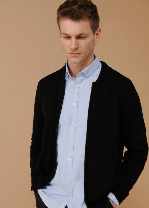 Unisex zip-through cardigan Thumbnail