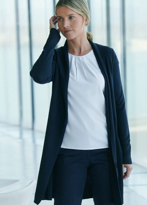 Women's longline open cardigan Thumbnail