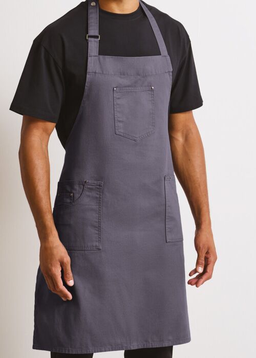 Chino cotton bib apron Thumbnail