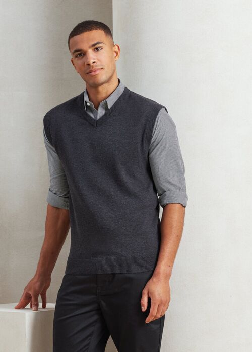 Sleeveless knitted sweater Thumbnail