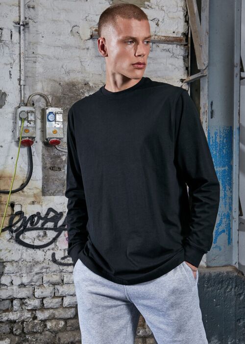 Organic long sleeve with cuff rib Thumbnail