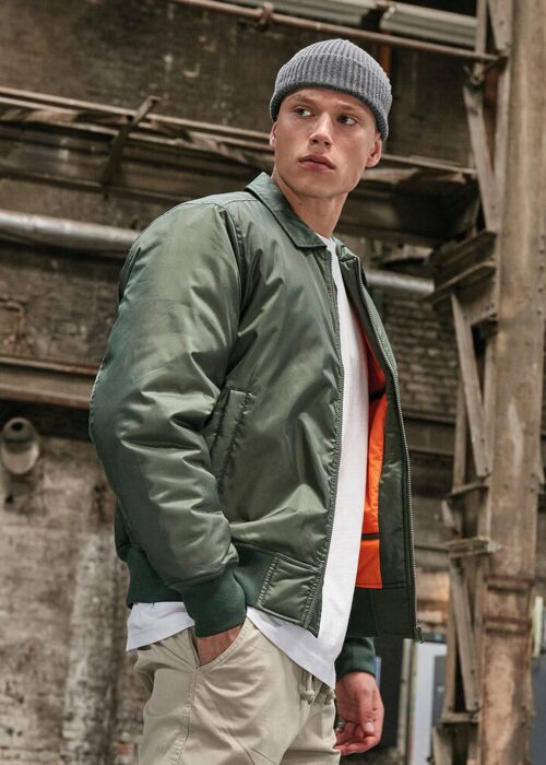Collar bomber jacket Thumbnail