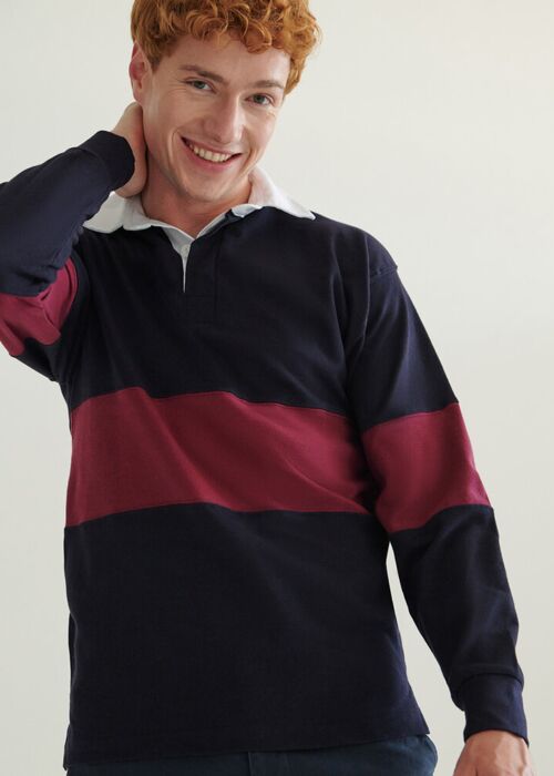 Panelled rugby shirt Thumbnail
