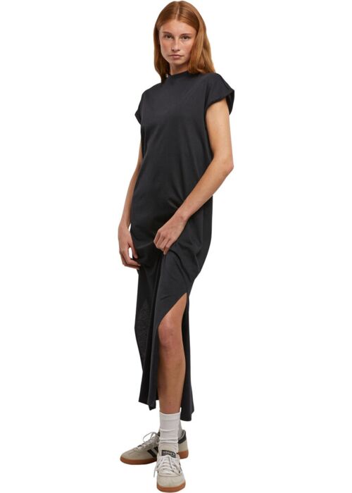 Women’s long extended shoulder dress Thumbnail